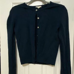 Navy blue size small cardigan